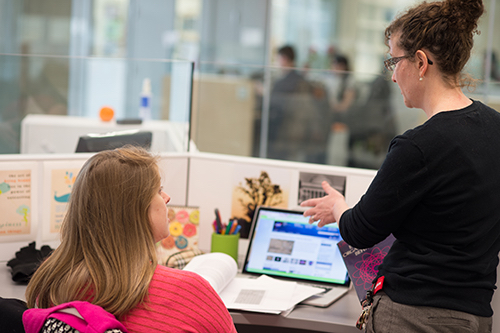 students in discussion 